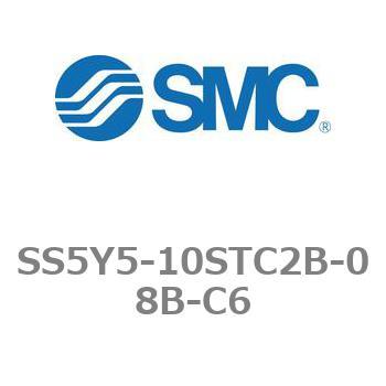 5ポートソレノイドバルブ用マニホールドベース SY5000シリーズ SS5Y5-10STC2B SMC