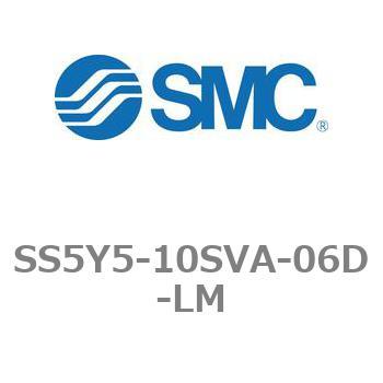 5ポートソレノイドバルブ用マニホールドベース SY5000シリーズ SS5Y5-10SVA SMC