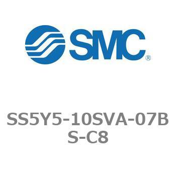 5ポートソレノイドバルブ用マニホールドベース SY5000シリーズ SS5Y5-10SVA SMC