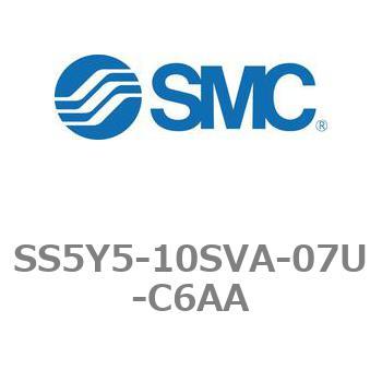 5ポートソレノイドバルブ用マニホールドベース SY5000シリーズ SS5Y5-10SVA SMC