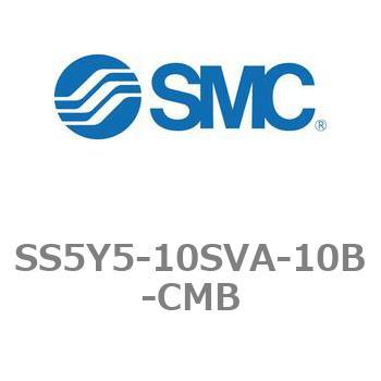 5ポートソレノイドバルブ用マニホールドベース SY5000シリーズ SS5Y5-10SVA SMC
