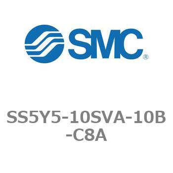 5ポートソレノイドバルブ用マニホールドベース SY5000シリーズ SS5Y5-10SVA SMC