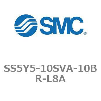 5ポートソレノイドバルブ用マニホールドベース SY5000シリーズ SS5Y5-10SVA SMC