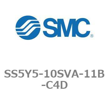 5ポートソレノイドバルブ用マニホールドベース SY5000シリーズ SS5Y5-10SVA SMC