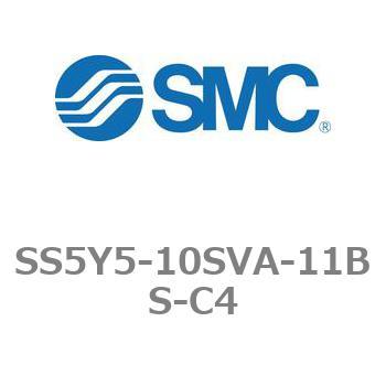 5ポートソレノイドバルブ用マニホールドベース SY5000シリーズ SS5Y5-10SVA SMC