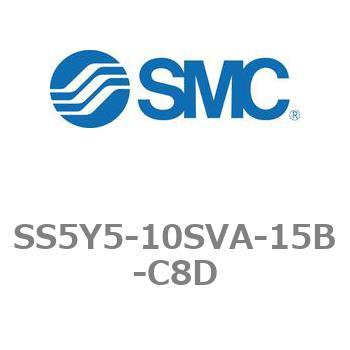 5ポートソレノイドバルブ用マニホールドベース SY5000シリーズ SS5Y5-10SVA SMC