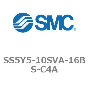 5ポートソレノイドバルブ用マニホールドベース SY5000シリーズ SS5Y5-10SVA SMC
