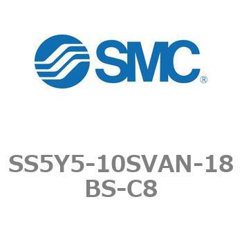 5ポートソレノイドバルブ用マニホールドベース SY5000シリーズ SS5Y5-10SVAN SMC