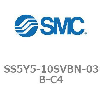 5ポートソレノイドバルブ用マニホールドベース SY5000シリーズ SS5Y5-10SVBN SMC