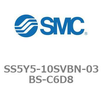 5ポートソレノイドバルブ用マニホールドベース SY5000シリーズ SS5Y5-10SVBN SMC