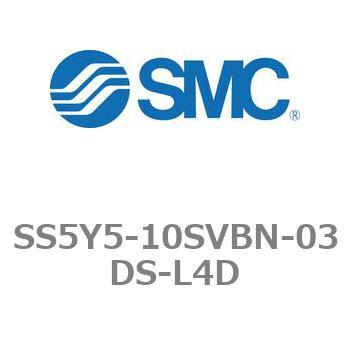 5ポートソレノイドバルブ用マニホールドベース SY5000シリーズ SS5Y5-10SVBN SMC