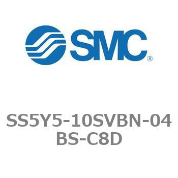 5ポートソレノイドバルブ用マニホールドベース SY5000シリーズ SS5Y5-10SVBN SMC