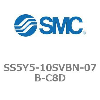 5ポートソレノイドバルブ用マニホールドベース SY5000シリーズ SS5Y5-10SVBN SMC