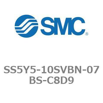 5ポートソレノイドバルブ用マニホールドベース SY5000シリーズ SS5Y5-10SVBN SMC