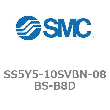 5ポートソレノイドバルブ用マニホールドベース SY5000シリーズ SS5Y5-10SVBN SMC
