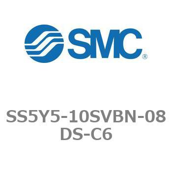 5ポートソレノイドバルブ用マニホールドベース SY5000シリーズ SS5Y5-10SVBN SMC
