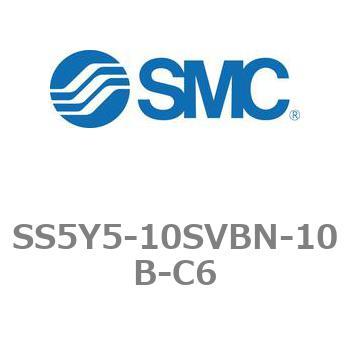 5ポートソレノイドバルブ用マニホールドベース SY5000シリーズ SS5Y5-10SVBN SMC