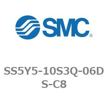 5ポートソレノイドバルブ用マニホールドベース SY5000シリーズ SS5Y5-10S3Q SMC