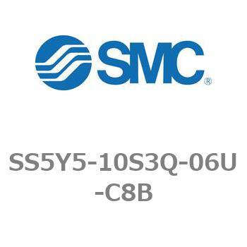5ポートソレノイドバルブ用マニホールドベース SY5000シリーズ SS5Y5-10S3Q SMC