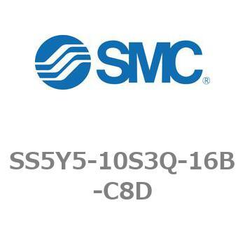 5ポートソレノイドバルブ用マニホールドベース SY5000シリーズ SS5Y5-10S3Q SMC