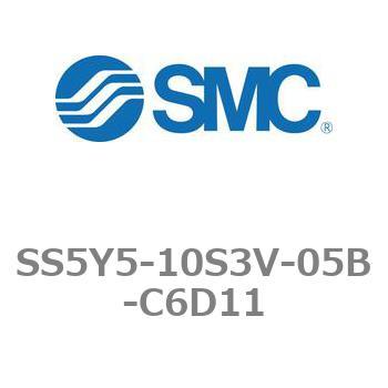 5ポートソレノイドバルブ用マニホールドベース SY5000シリーズ SS5Y5-10S3V SMC