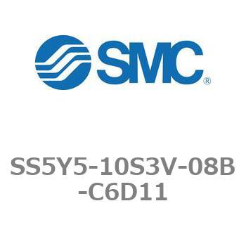 5ポートソレノイドバルブ用マニホールドベース SY5000シリーズ SS5Y5-10S3V SMC