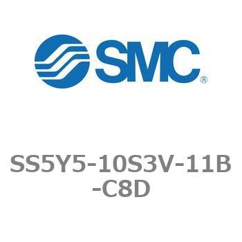 5ポートソレノイドバルブ用マニホールドベース SY5000シリーズ SS5Y5-10S3V SMC