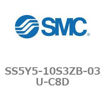 5ポートソレノイドバルブ用マニホールドベース SY5000シリーズ SS5Y5-10S3ZB SMC