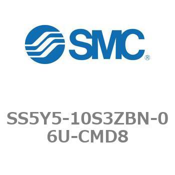 SS5Y5-10S3ZBN-06U-CMD8-NA 5ポートソレノイドバルブ用マニホールドベース SY5000シリーズ SS5Y5-10S3ZBN 1個 SMC 【通販モノタロウ】