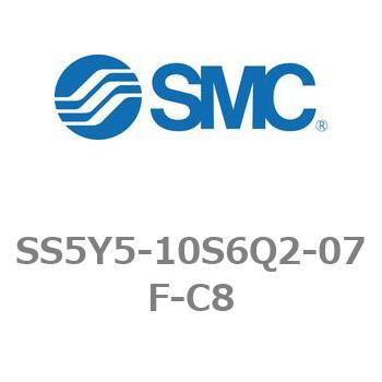 5ポートソレノイドバルブ用マニホールドベース SY5000シリーズ SS5Y5-10S6Q2 SMC