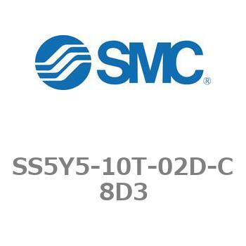 5ポートソレノイドバルブ用マニホールドベース SY5000シリーズ SS5Y5-10T SMC