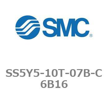 5ポートソレノイドバルブ用マニホールドベース SY5000シリーズ SS5Y5-10T SMC
