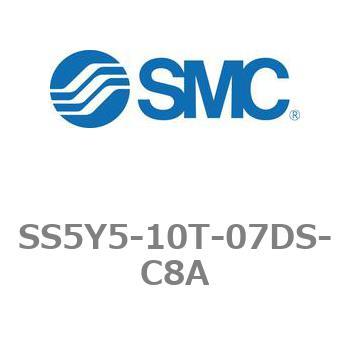 5ポートソレノイドバルブ用マニホールドベース SY5000シリーズ SS5Y5-10T SMC
