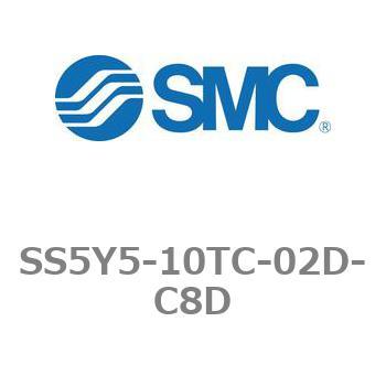5ポートソレノイドバルブ用マニホールドベース SY5000シリーズ SS5Y5-10TC SMC