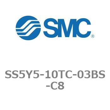 5ポートソレノイドバルブ用マニホールドベース SY5000シリーズ SS5Y5-10TC SMC