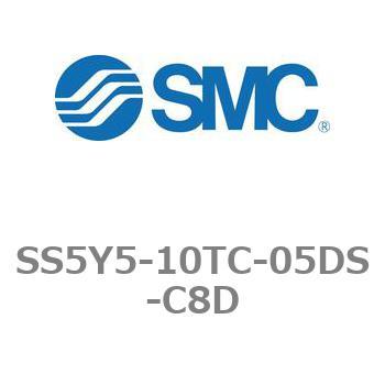 5ポートソレノイドバルブ用マニホールドベース SY5000シリーズ SS5Y5-10TC SMC