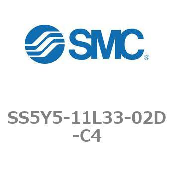 5ポートソレノイドバルブ用マニホールドベース SY5000シリーズ SS5Y5-11L33 SMC