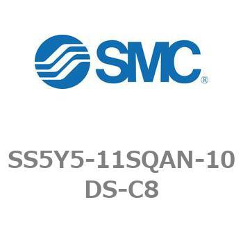 5ポートソレノイドバルブ用マニホールドベース SY5000シリーズ SS5Y5-11SQAN SMC