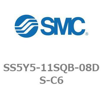 5ポートソレノイドバルブ用マニホールドベース SY5000シリーズ SS5Y5-11SQB SMC