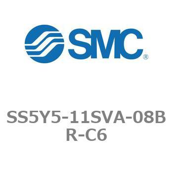 5ポートソレノイドバルブ用マニホールドベース SY5000シリーズ SS5Y5-11SVA SMC