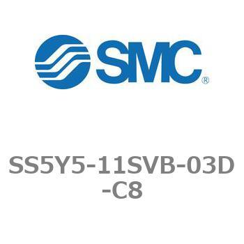 5ポートソレノイドバルブ用マニホールドベース SY5000シリーズ SS5Y5-11SVB SMC