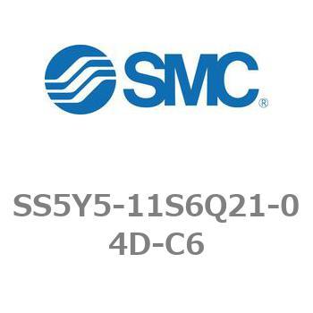 5ポートソレノイドバルブ用マニホールドベース SY5000シリーズ SS5Y5-11S6Q21 SMC