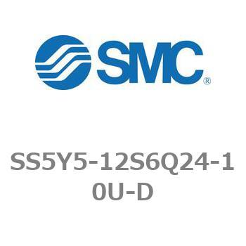 5ポートソレノイドバルブ用マニホールドベース SY5000シリーズ SS5Y5-12S6Q24 SMC
