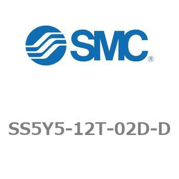 5ポートソレノイドバルブ用マニホールドベース SY5000シリーズ SS5Y5-12T - SMC