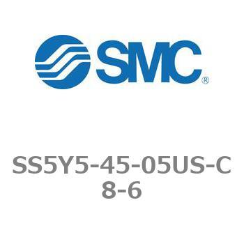 5ポートソレノイドバルブ用マニホールドベース SY5000シリーズ SS5Y5-45 SMC