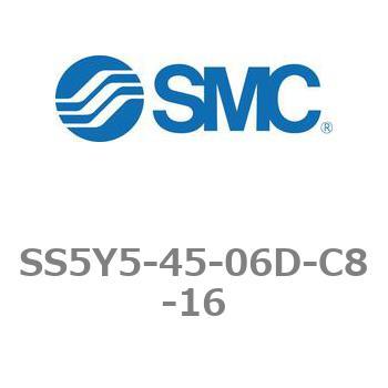 5ポートソレノイドバルブ用マニホールドベース SY5000シリーズ SS5Y5-45 SMC
