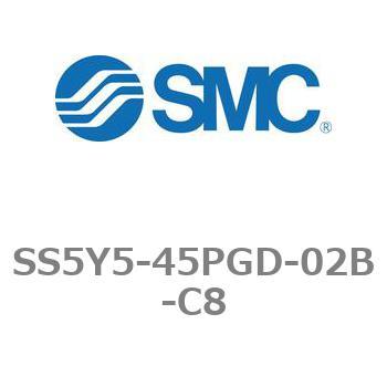 5ポートソレノイドバルブ用マニホールドベース SY5000シリーズ SS5Y5-45PGD SMC