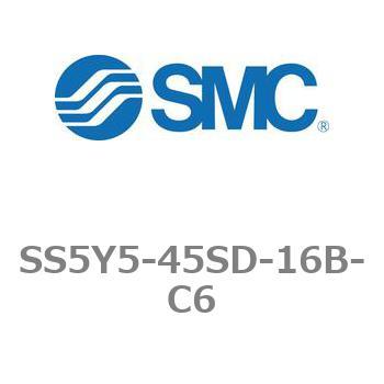 5ポートソレノイドバルブ用マニホールドベース SY5000シリーズ SS5Y5-45SD SMC