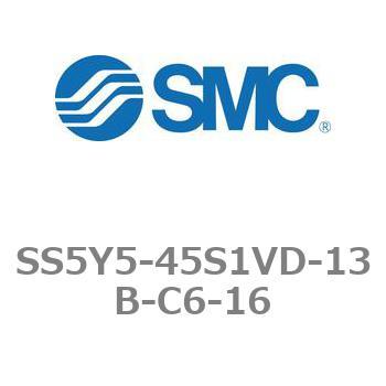 5ポートソレノイドバルブ用マニホールドベース SY5000シリーズ SS5Y5-45S1VD SMC