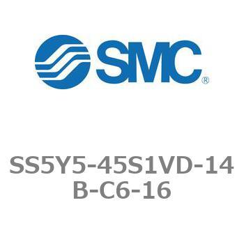 5ポートソレノイドバルブ用マニホールドベース SY5000シリーズ SS5Y5-45S1VD SMC